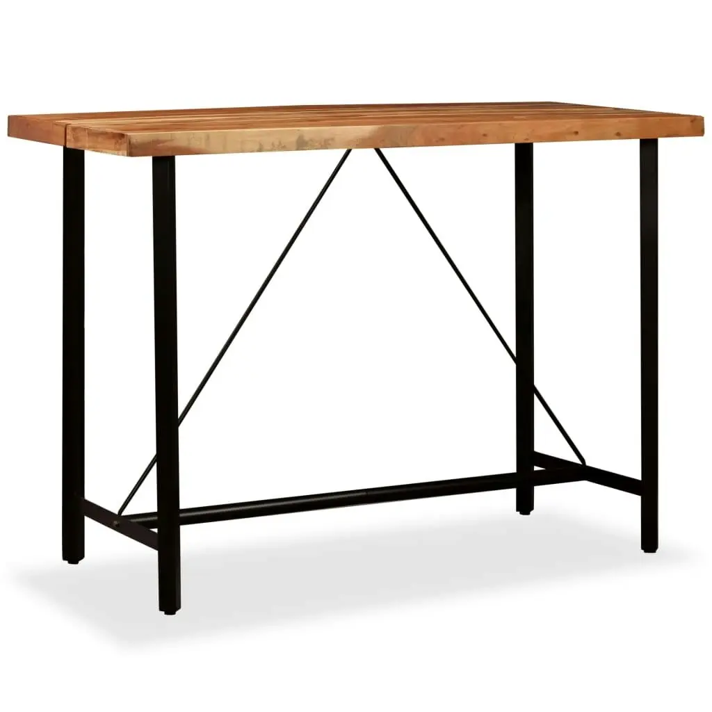 Bar Table 150x70x107 cm Solid Acacia Wood 245437