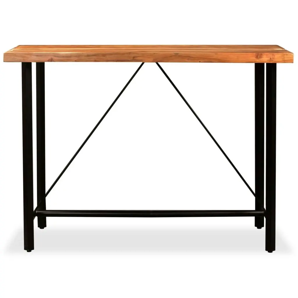 Bar Table 150x70x107 cm Solid Acacia Wood 245437