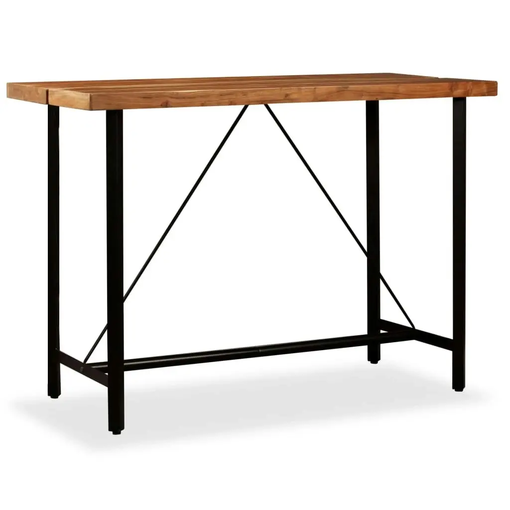 Bar Table 150x70x107 cm Solid Acacia Wood 245437