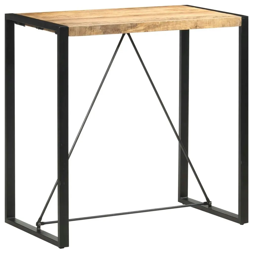 Bar Table 110x60x110 cm Solid Mango Wood 285954