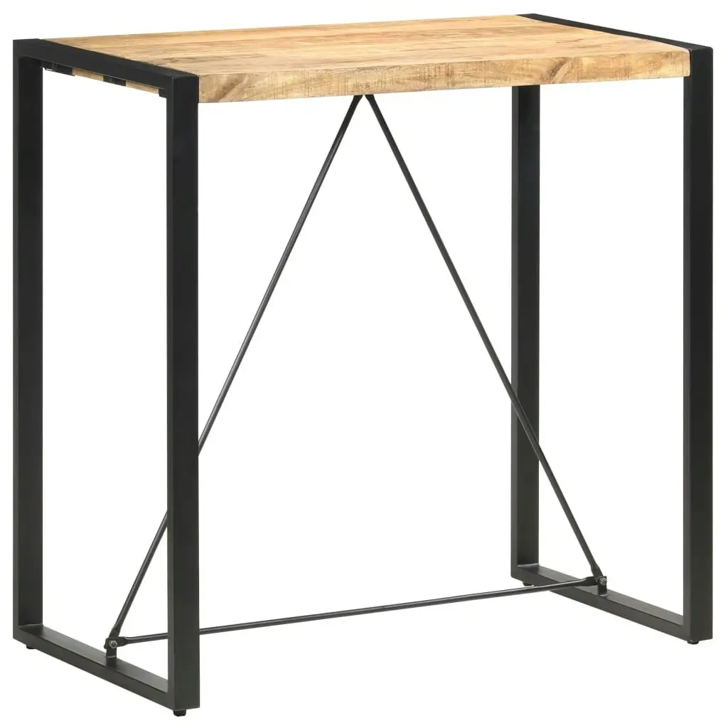 Bar Table 110x60x110 cm Solid Mango Wood 285954