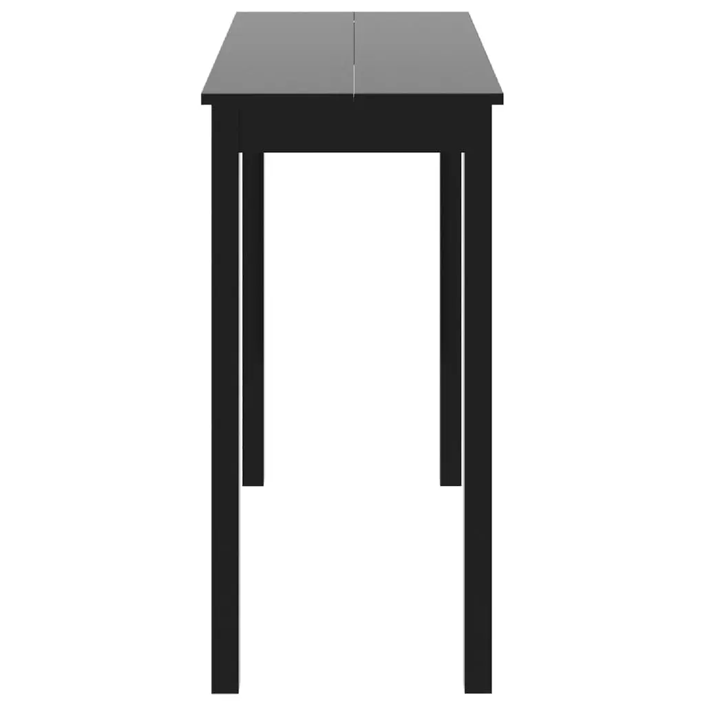 Bar Table MDF Black 115x55x107 cm 240378