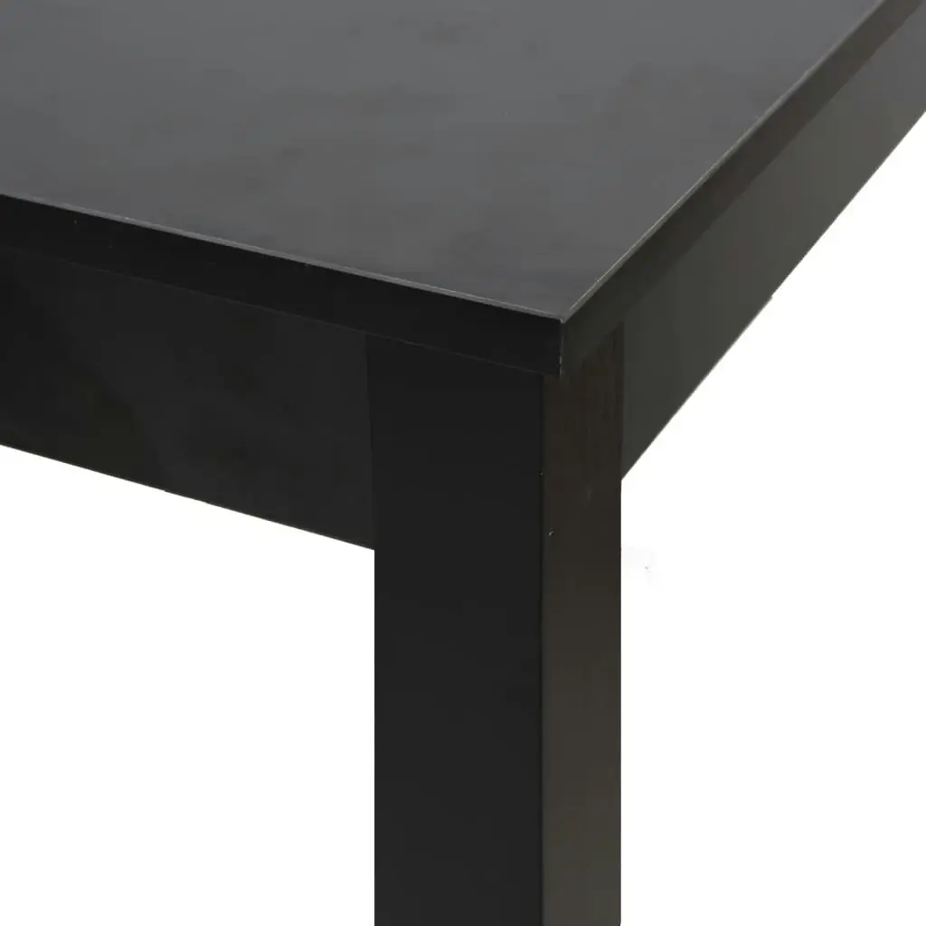 Bar Table MDF Black 115x55x107 cm 240378