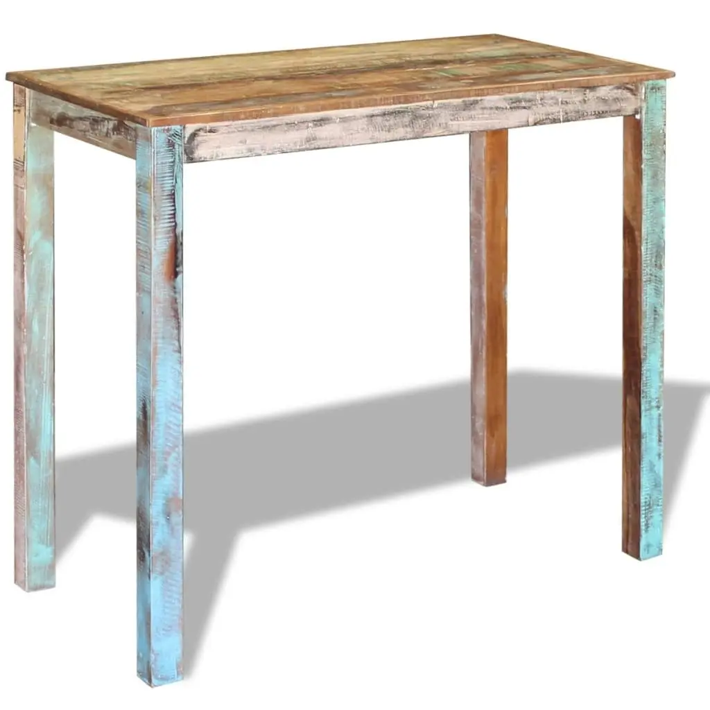 Bar Table Solid Reclaimed Wood 115x60x107 cm 243453