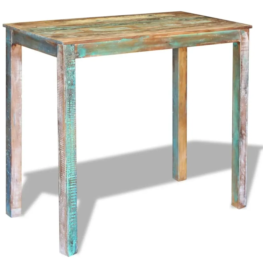 Bar Table Solid Reclaimed Wood 115x60x107 cm 243453