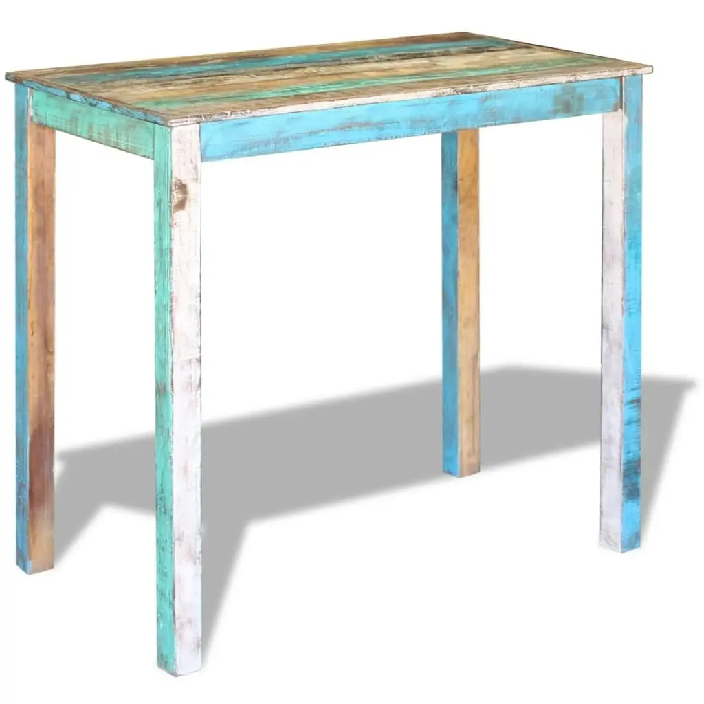 Bar Table Solid Reclaimed Wood 115x60x107 cm 243453