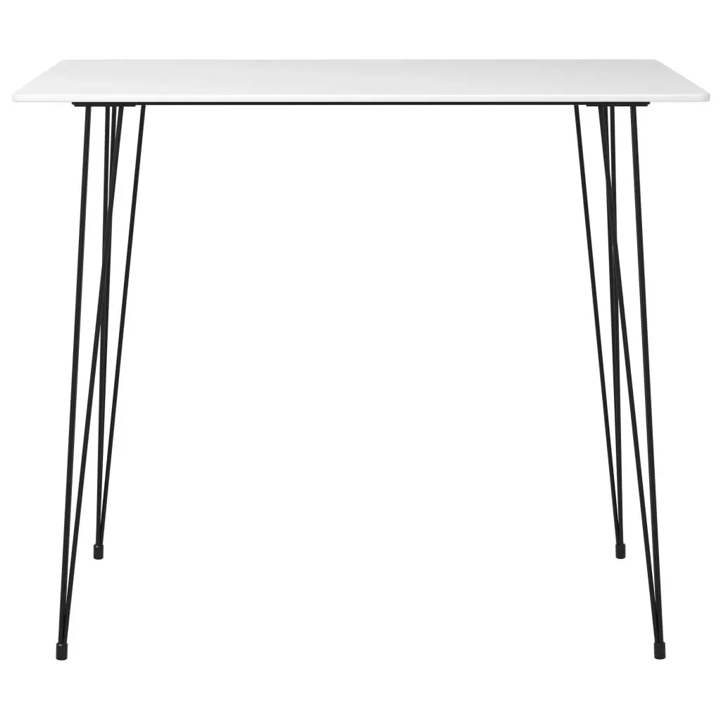 Bar Table White 120x60x105 cm 248144