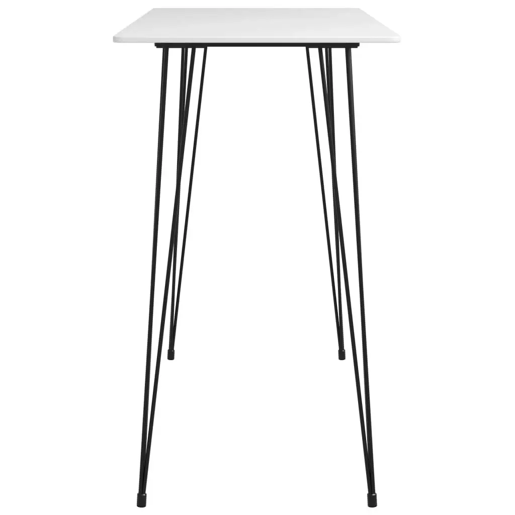 Bar Table White 120x60x105 cm 248144