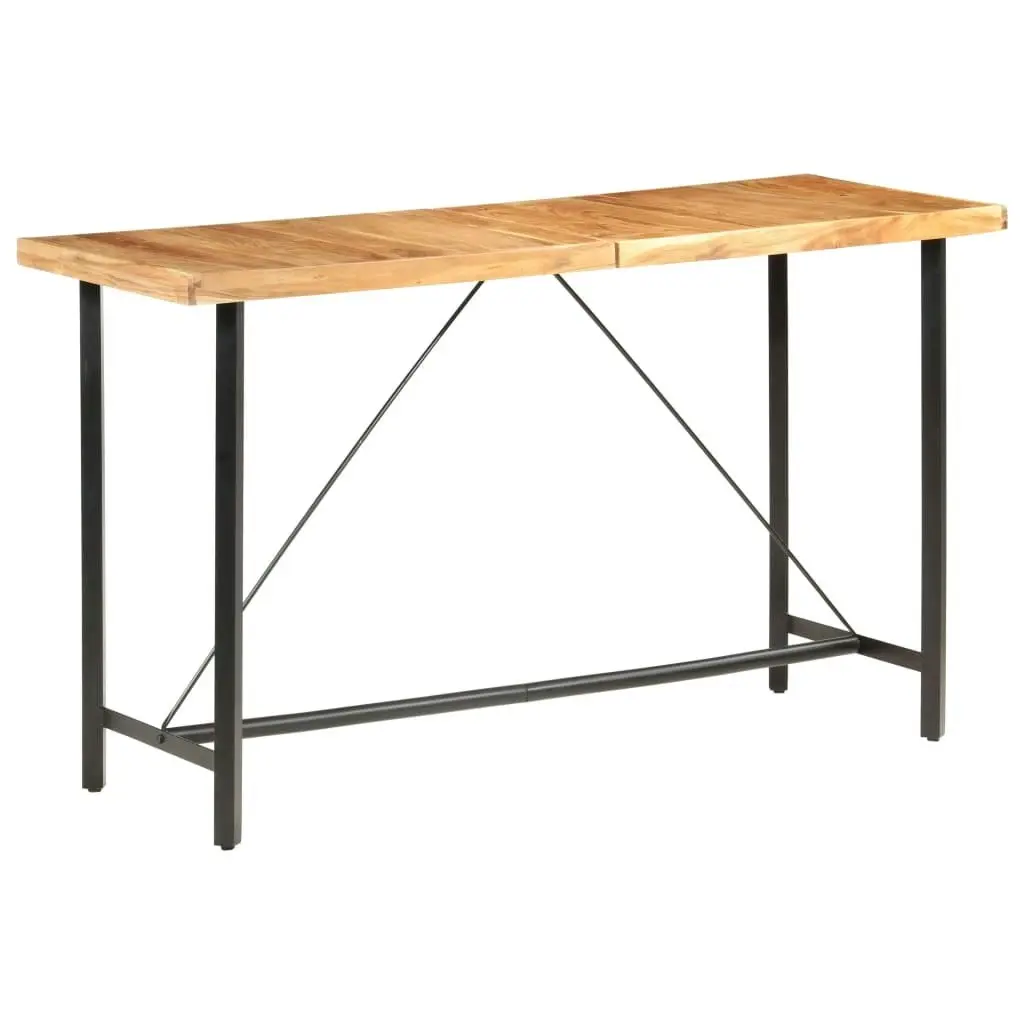 Bar Table 180x70x107 cm Solid Acacia Wood 286596