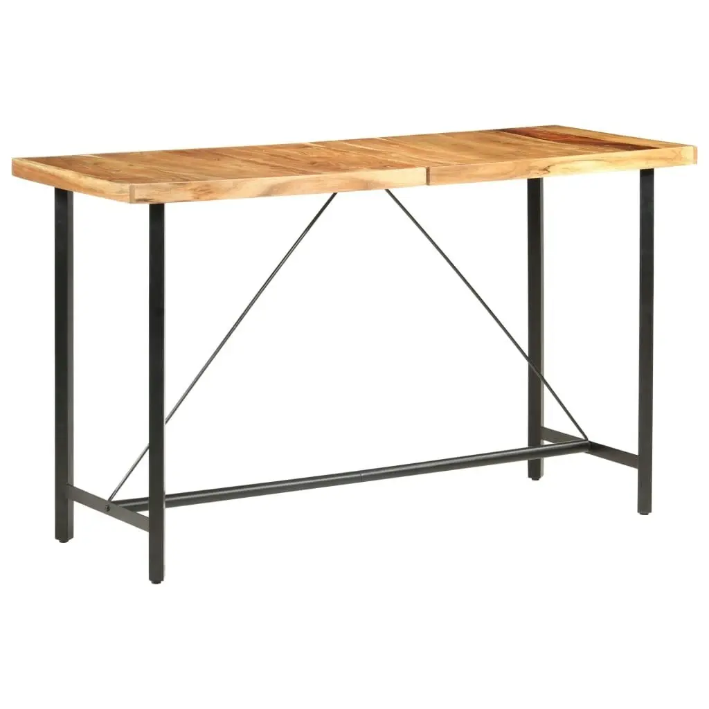 Bar Table 180x70x107 cm Solid Acacia Wood 286596