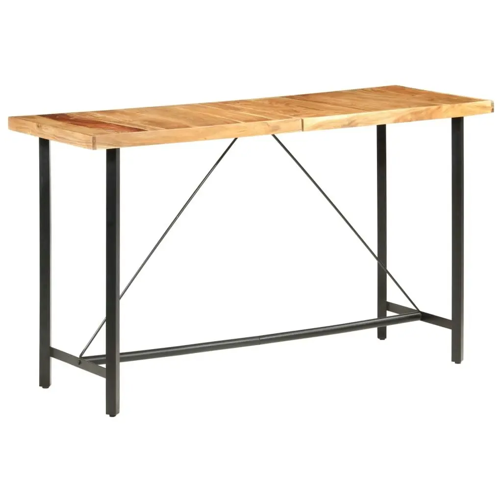 Bar Table 180x70x107 cm Solid Acacia Wood 286596