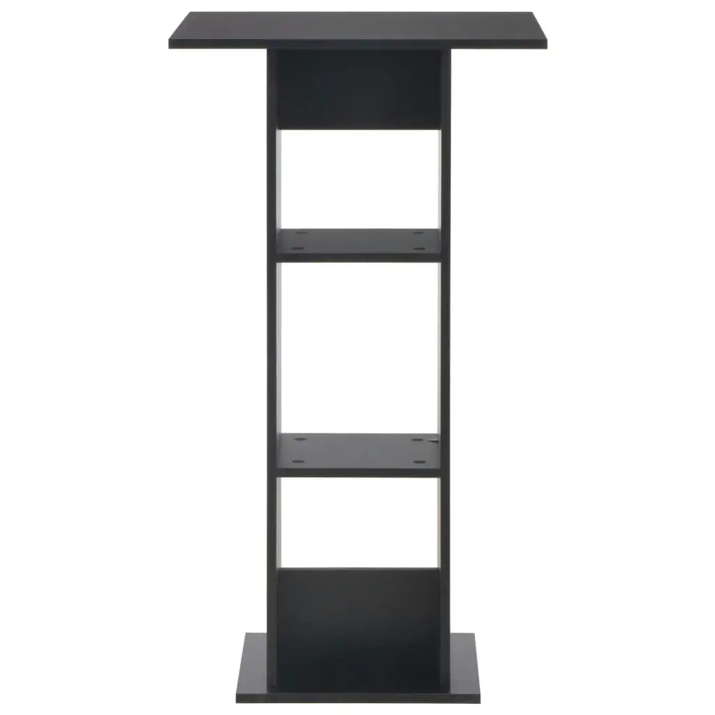 Bar Table Black 60x60x110 cm 280206