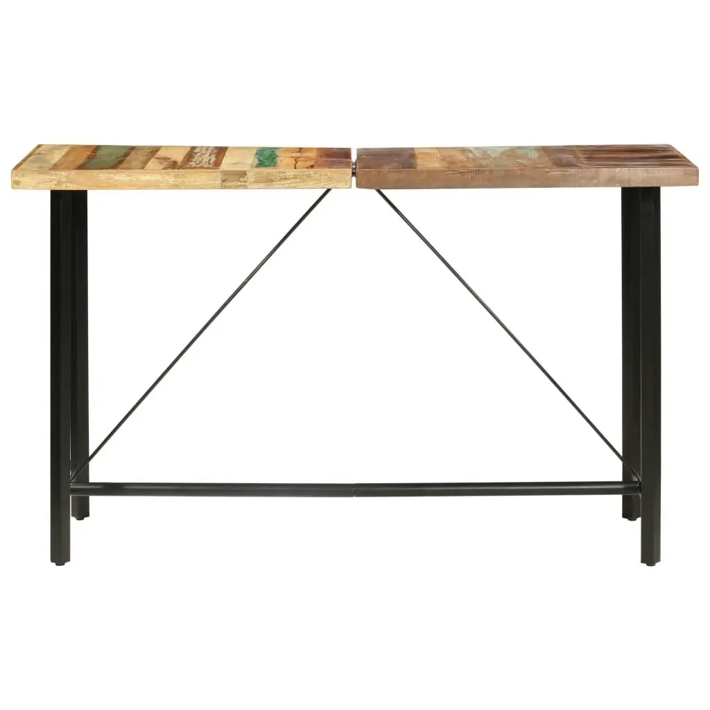 Bar Table 180x70x107 cm Solid Reclaimed Wood 286595