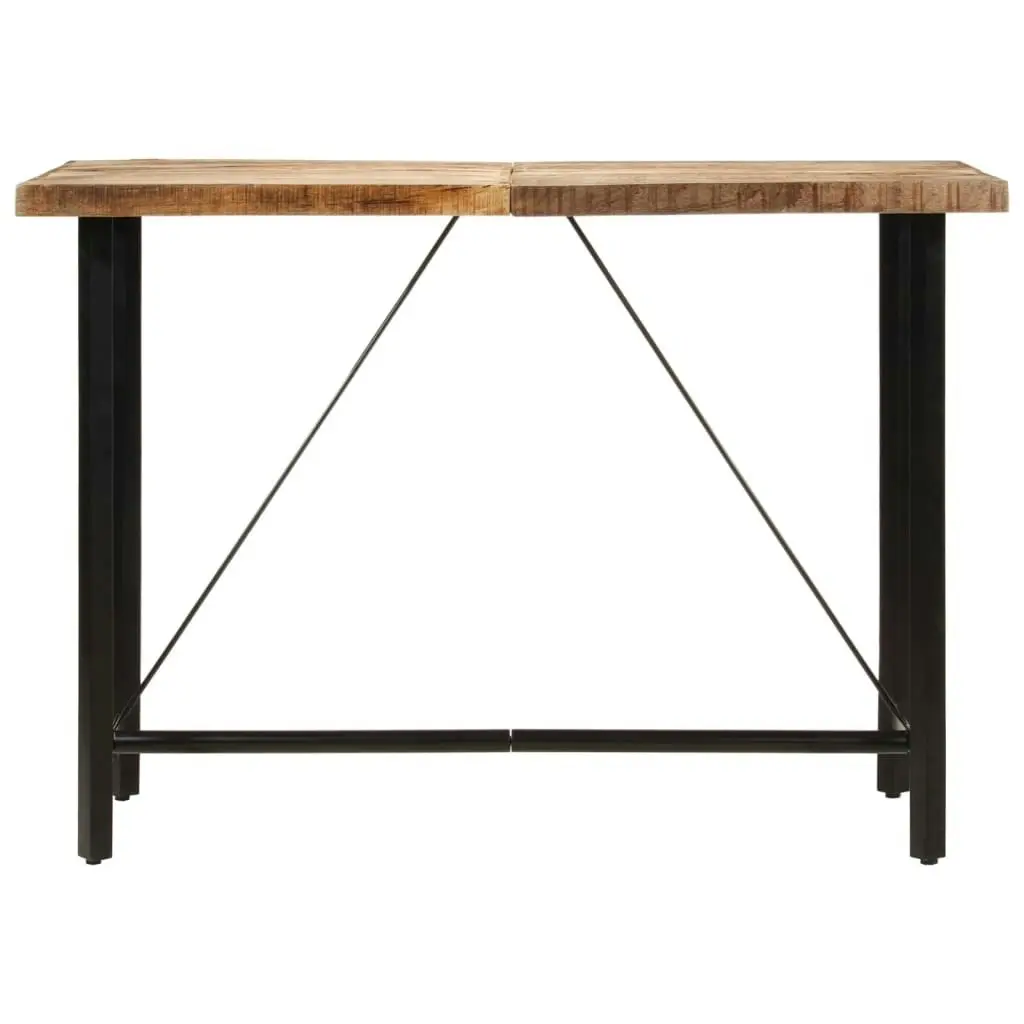 Bar Table 150x70x107 cm Solid Wood Mango and Iron 356382