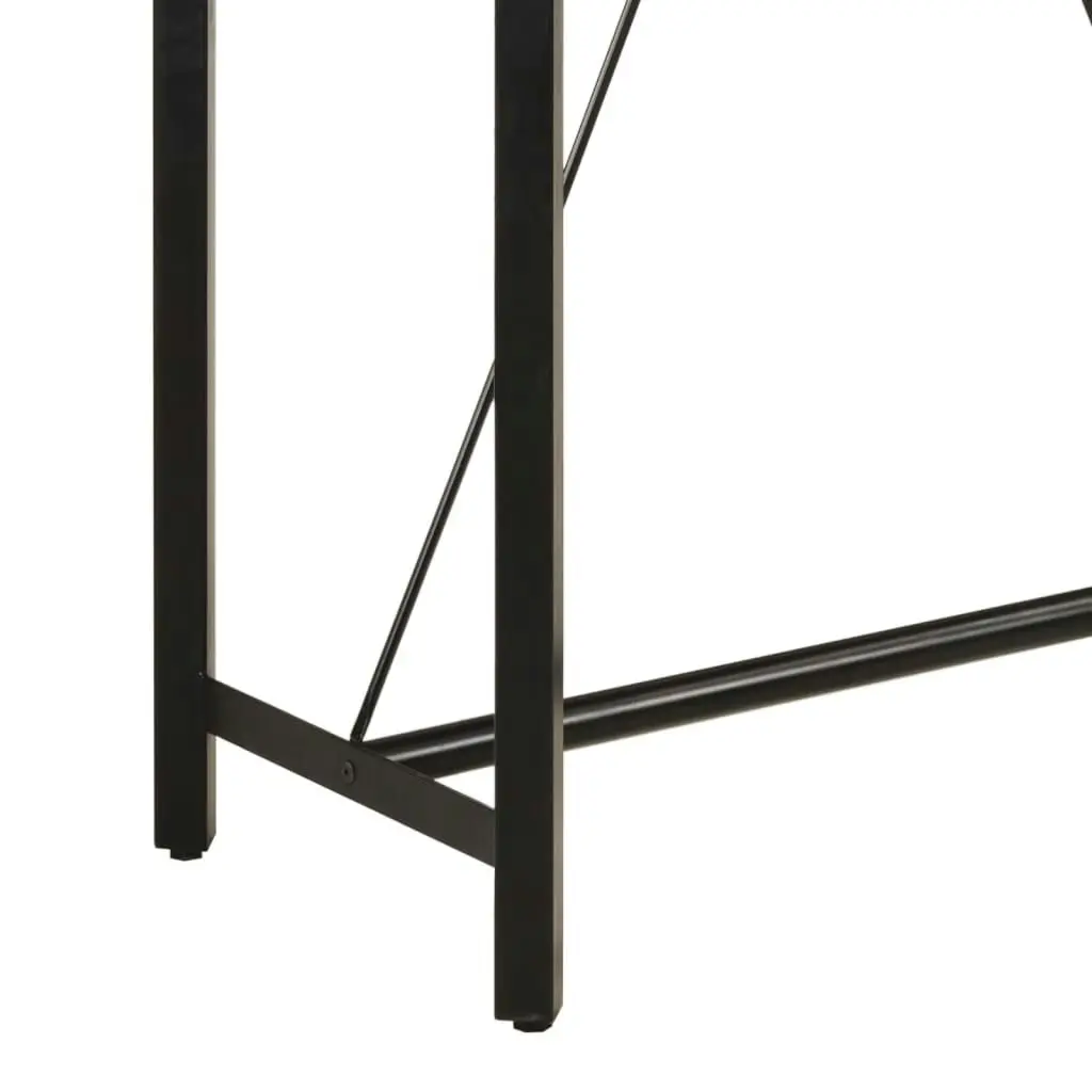 Bar Table 150x70x107 cm Solid Wood Mango and Iron 356382