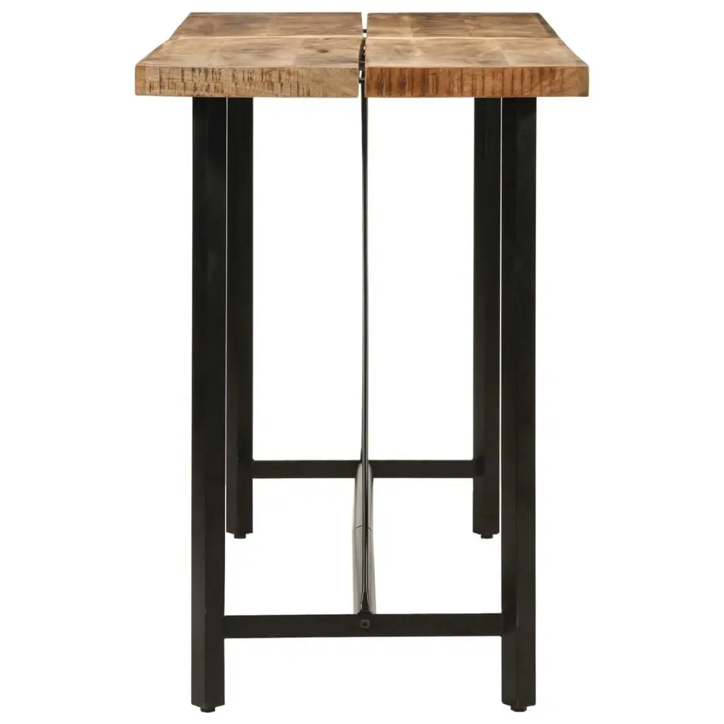 Bar Table 150x70x107 cm Solid Wood Mango and Iron 356382