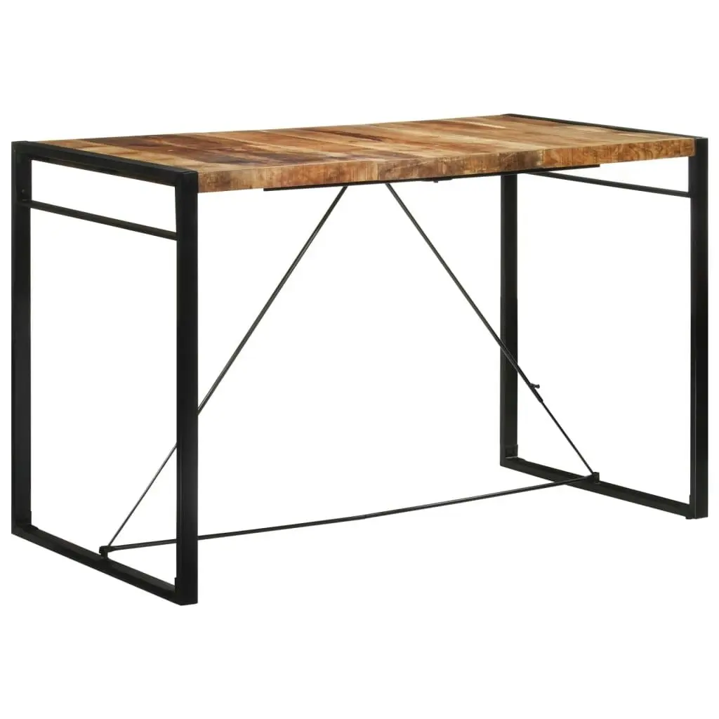 Bar Table 175x90x110 cm Solid Rough Wood Mango 351720