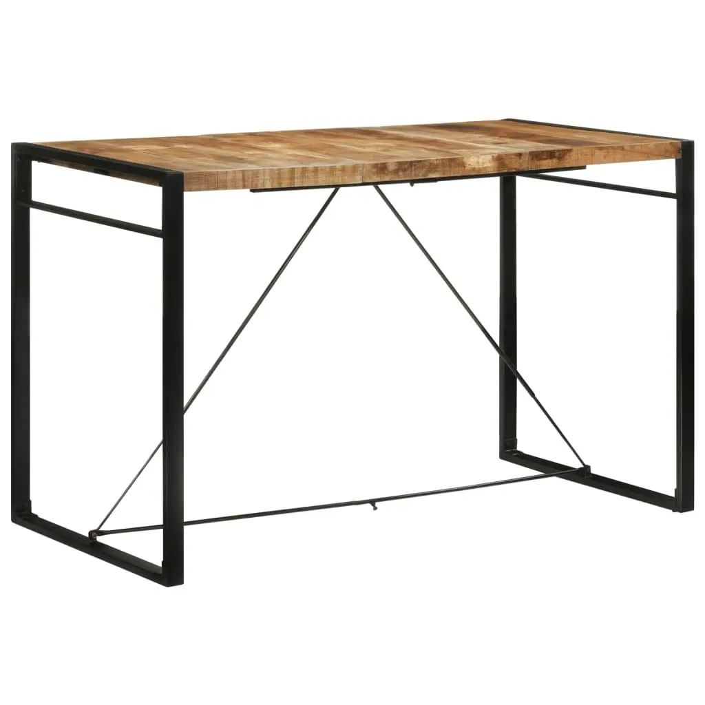 Bar Table 175x90x110 cm Solid Rough Wood Mango 351720