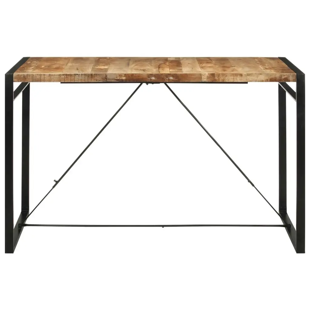 Bar Table 175x90x110 cm Solid Rough Wood Mango 351720