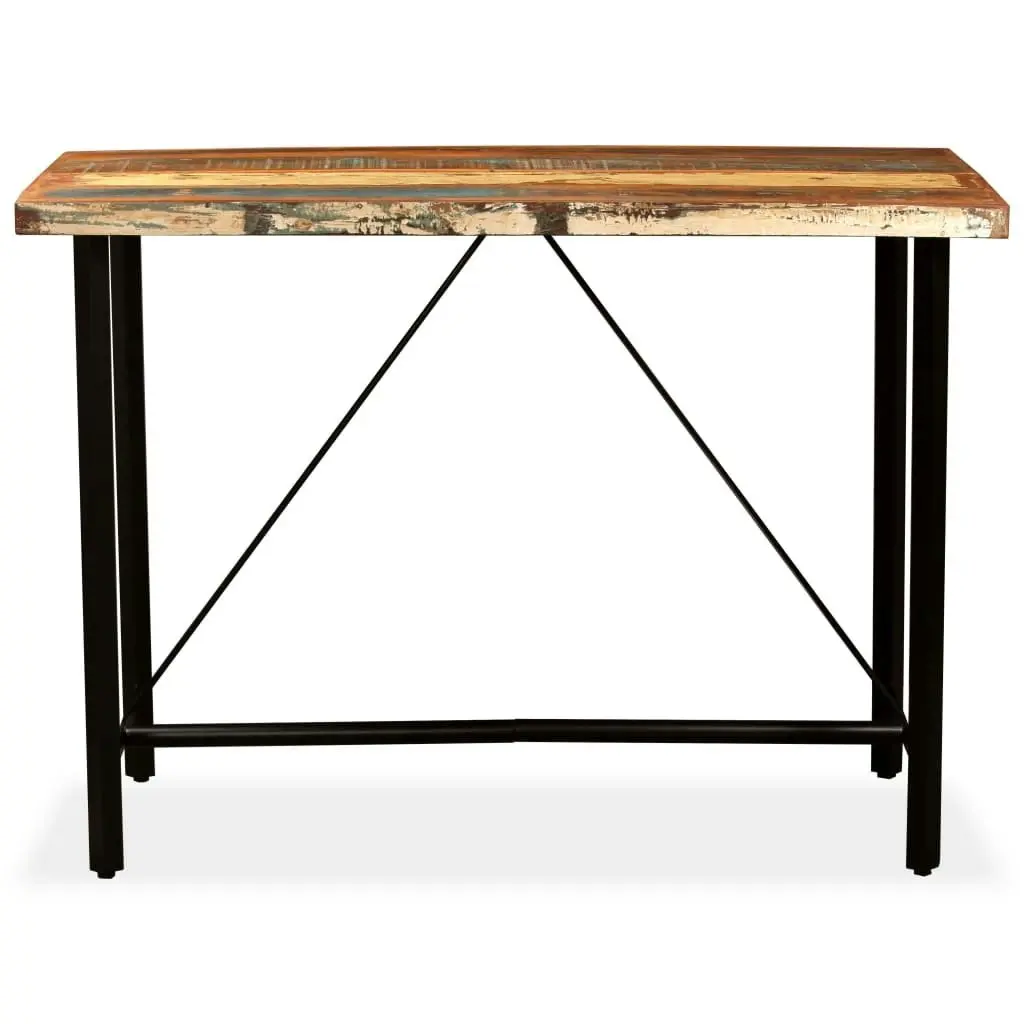 Bar Table 150x70x107 cm Solid Reclaimed Wood 245441