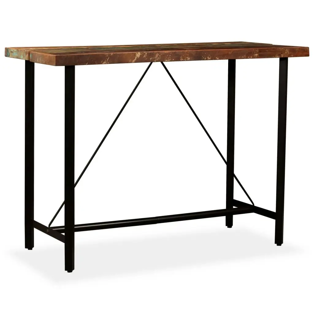 Bar Table 150x70x107 cm Solid Reclaimed Wood 245441