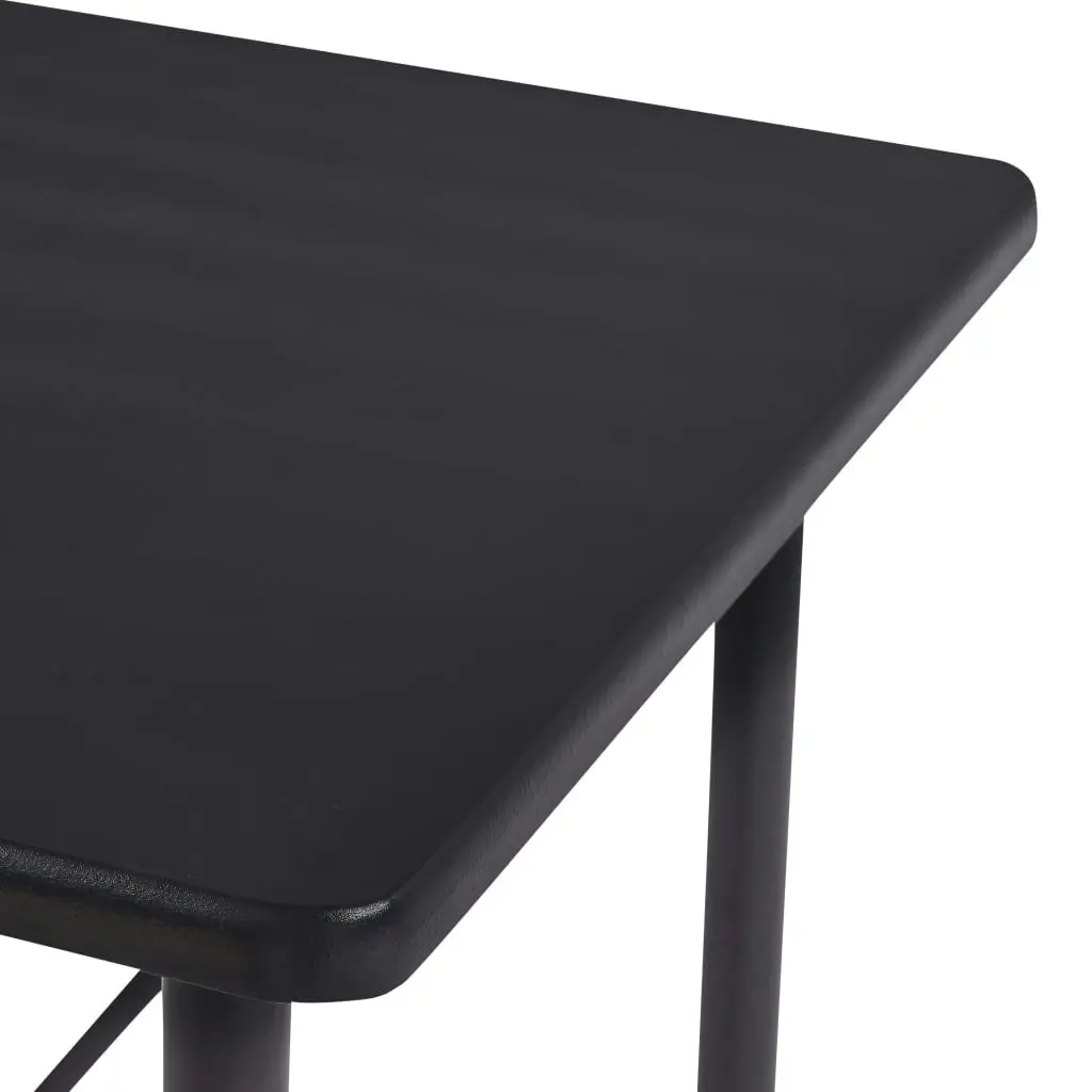 Bar Table Black 120x60x110 cm MDF 281546