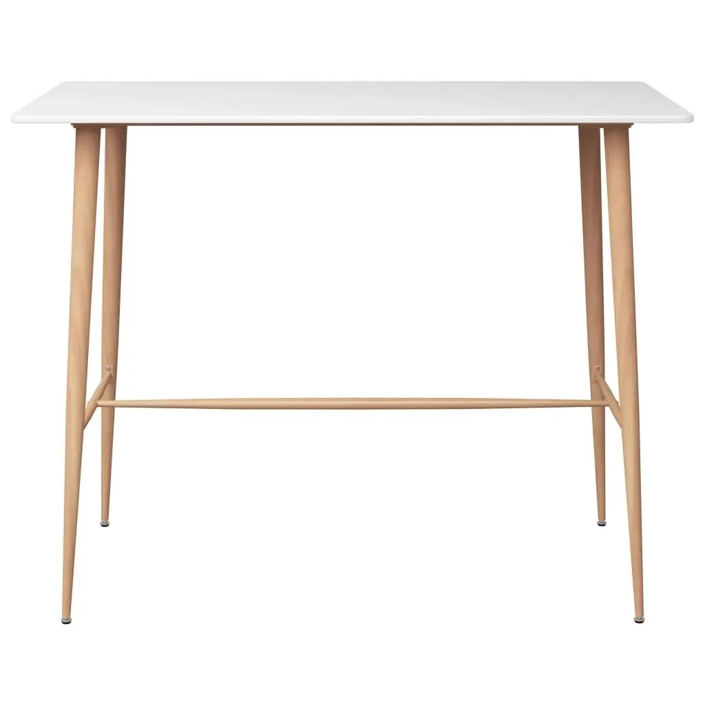 Bar Table White 120x60x105 cm 248145