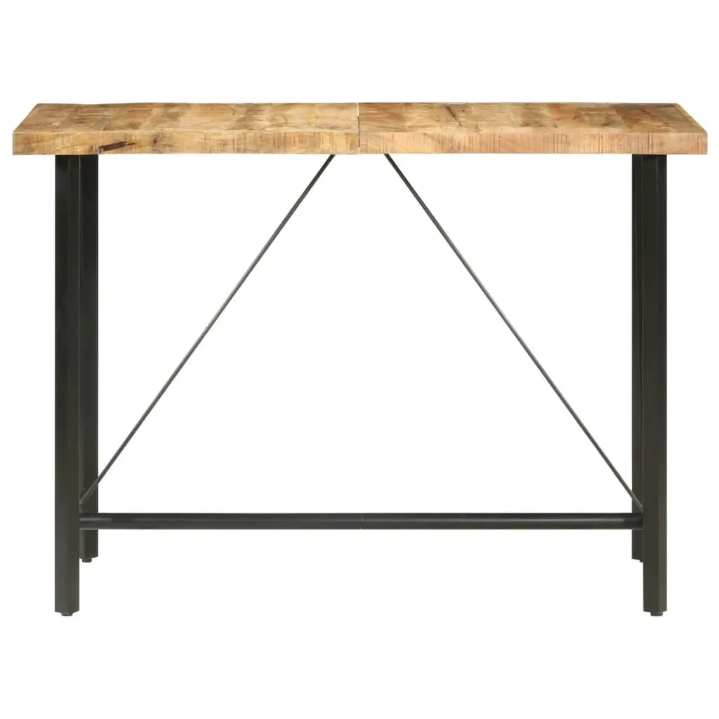 Bar table 150x70x107 cm Rough Mango Wood 286612