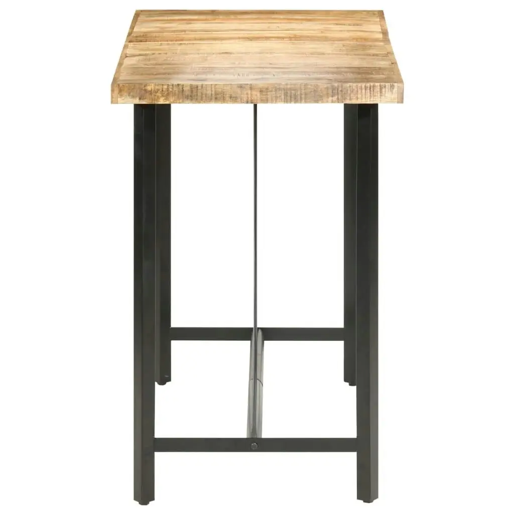 Bar table 150x70x107 cm Rough Mango Wood 286612