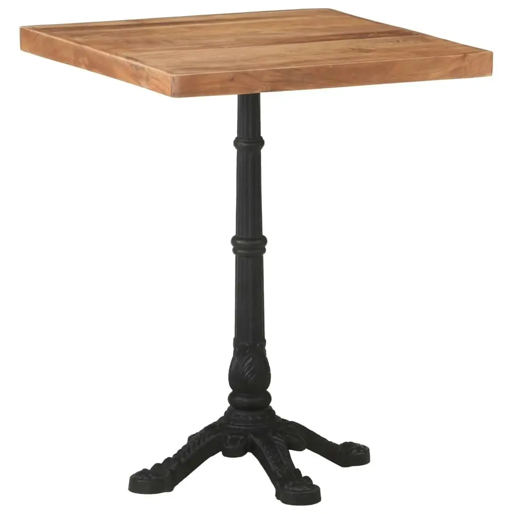 Bistro Table 60x60x76 cm Solid Acacia Wood 321085