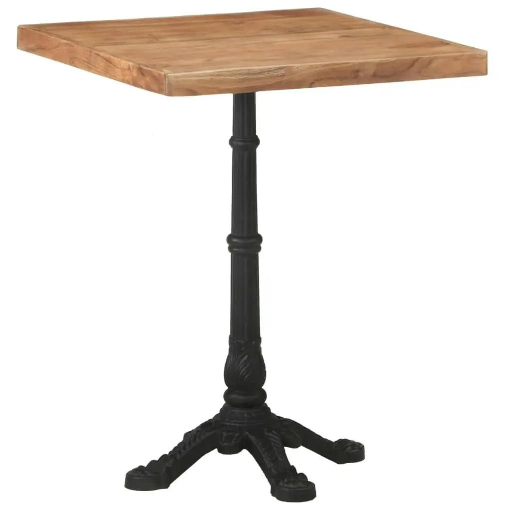 Bistro Table 60x60x76 cm Solid Acacia Wood 321085