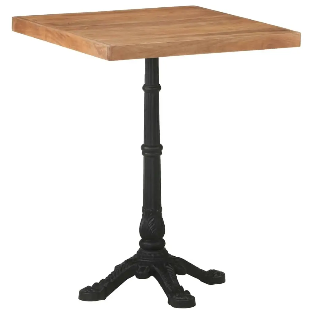 Bistro Table 60x60x76 cm Solid Acacia Wood 321085