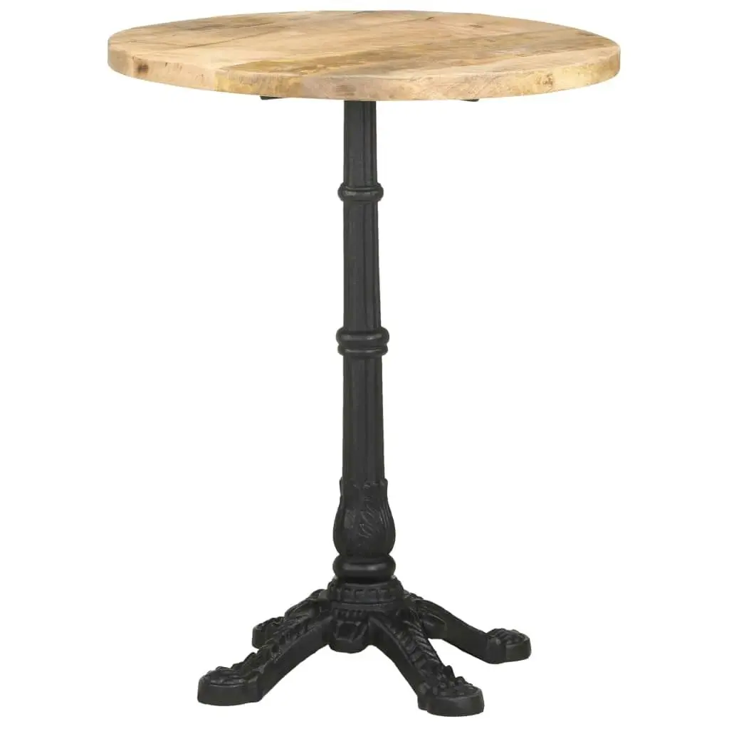 Bistro Table Ø60x76 cm Rough Mango Wood 321087