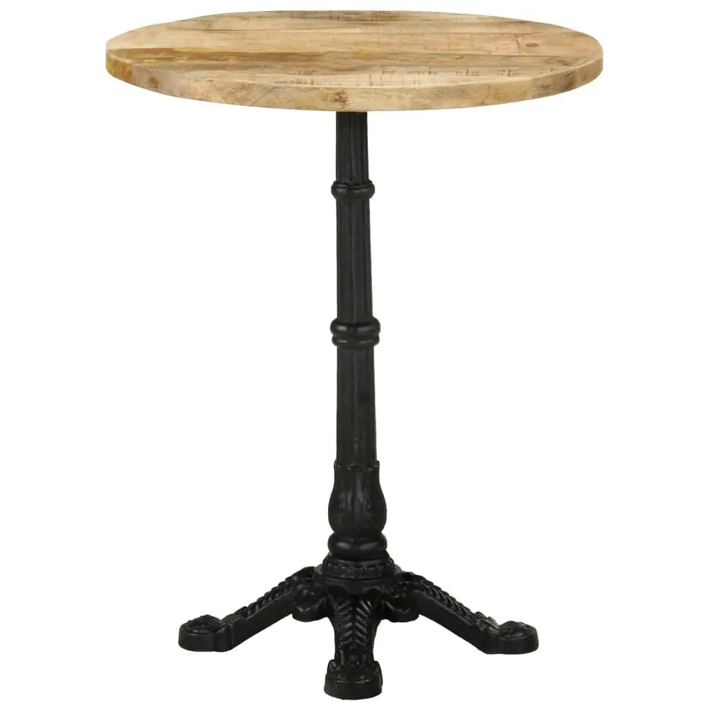 Bistro Table Ø60x76 cm Rough Mango Wood 321087