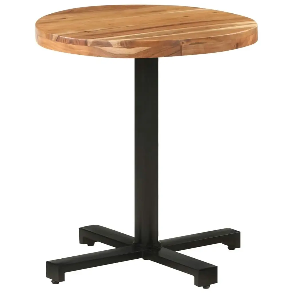 Bistro Table Round Ø70x75 cm Solid Acacia Wood 320279