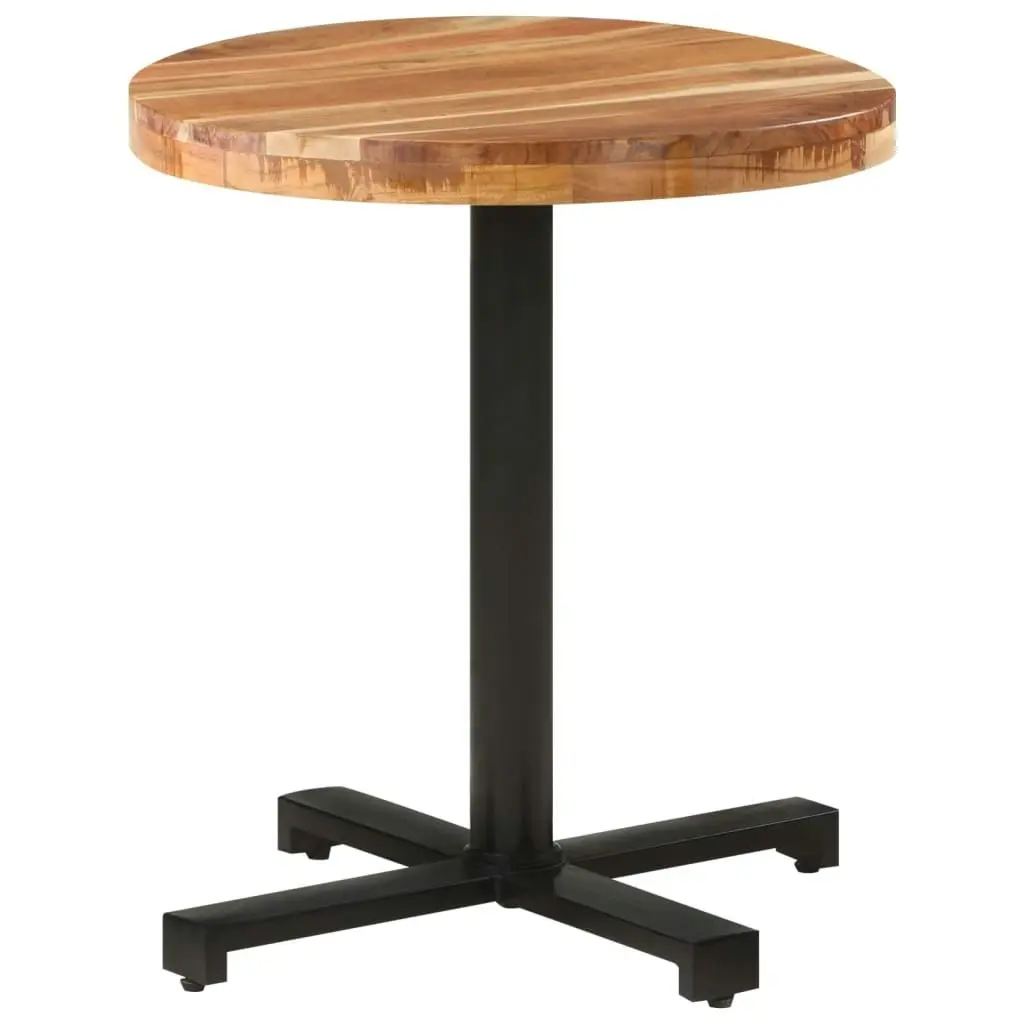 Bistro Table Round Ø70x75 cm Solid Acacia Wood 320279