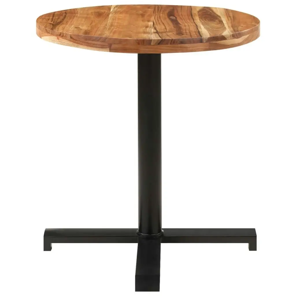 Bistro Table Round Ø70x75 cm Solid Acacia Wood 320279