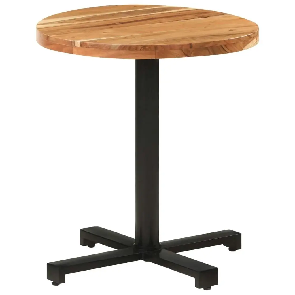 Bistro Table Round Ø70x75 cm Solid Acacia Wood 320279