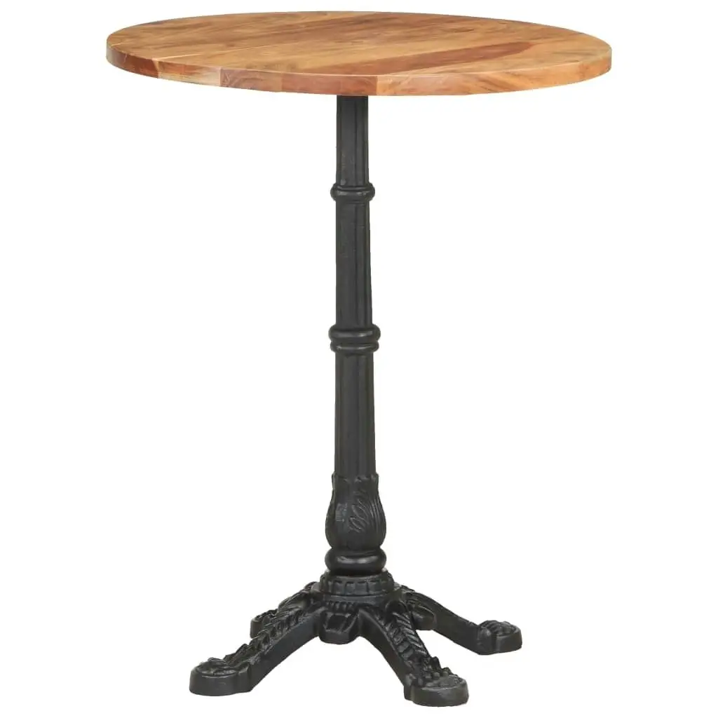 Bistro Table Ø60x76 cm Solid Acacia Wood 321088