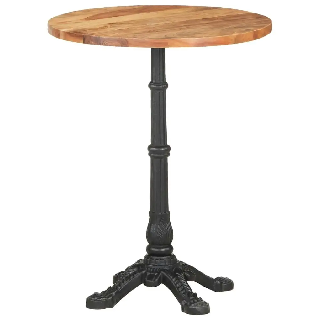 Bistro Table Ø60x76 cm Solid Acacia Wood 321088