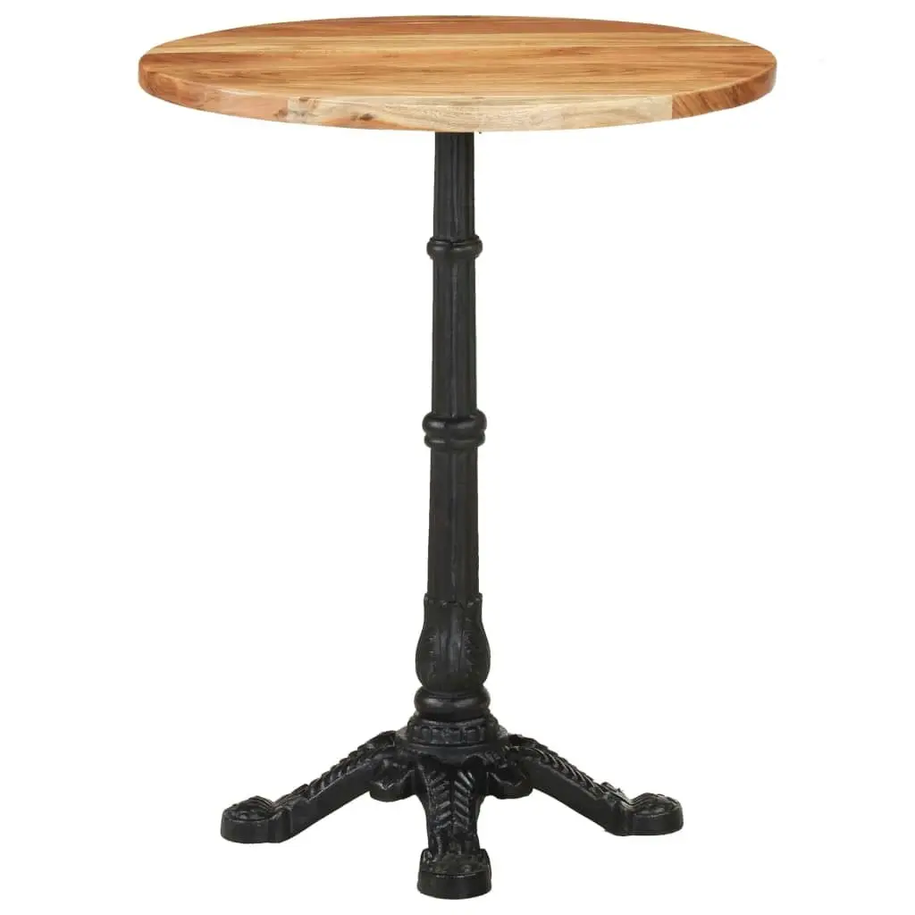 Bistro Table Ø60x76 cm Solid Acacia Wood 321088