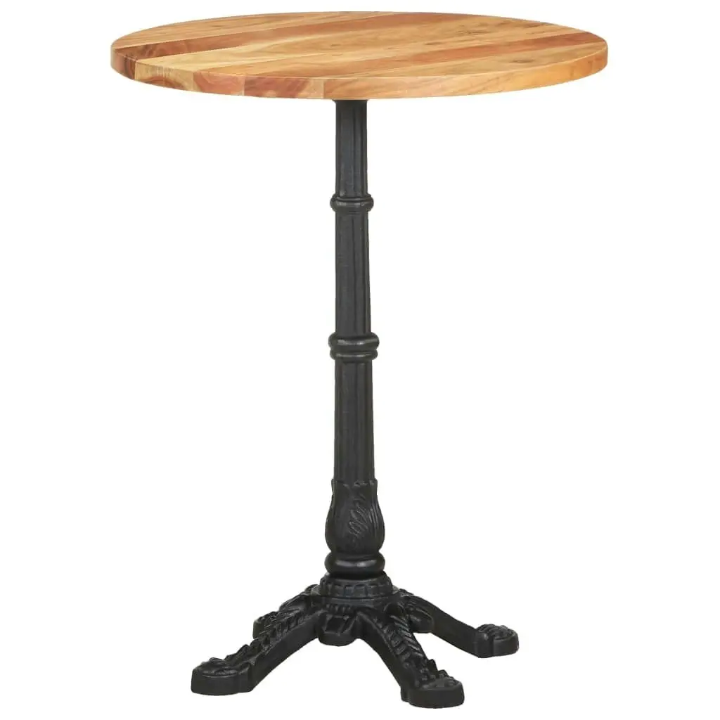 Bistro Table Ø60x76 cm Solid Acacia Wood 321088