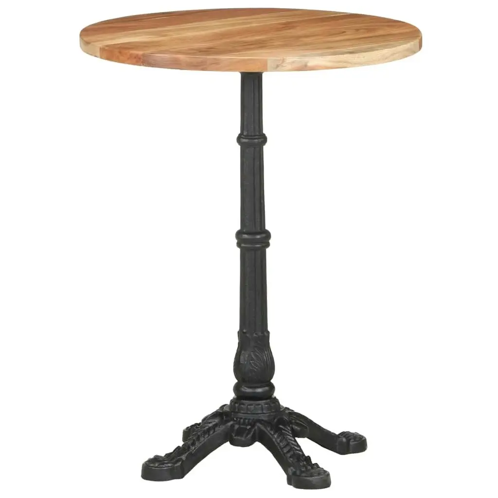 Bistro Table Ø60x76 cm Solid Acacia Wood 321088