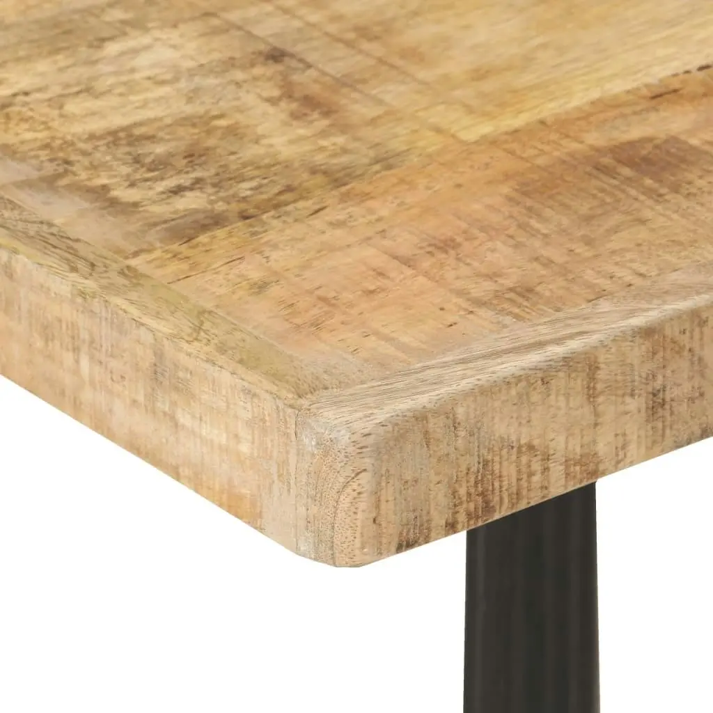 Bistro Table 60x60x77 cm Rough Mango Wood 321084