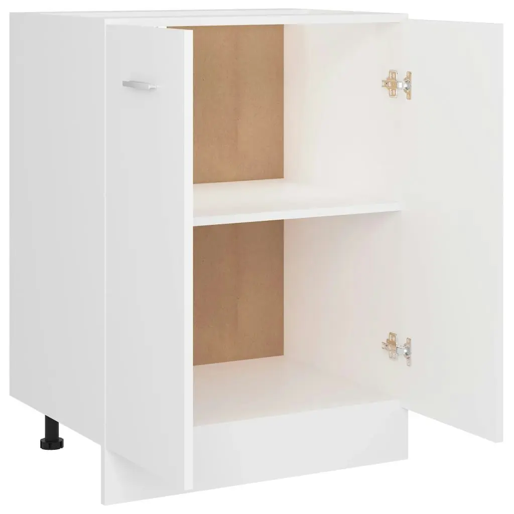 Bottom Cabinet White 60x46x81.5 cm Engineered Wood 801188