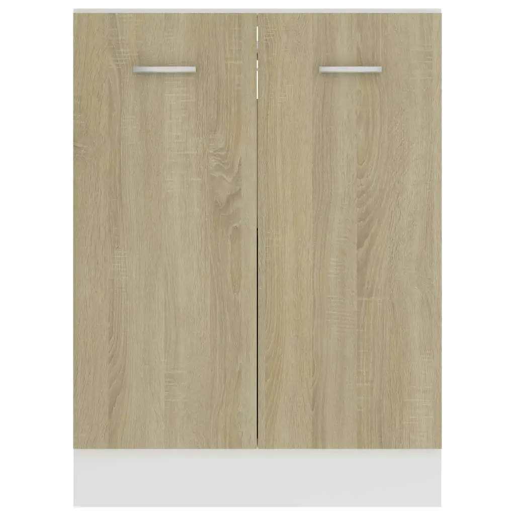 Bottom Cabinet Sonoma Oak 60x46x81.5 cm Engineered Wood 801191