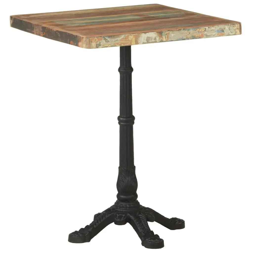 Bistro Table 60x60x76 cm Solid Reclaimed Wood 321086