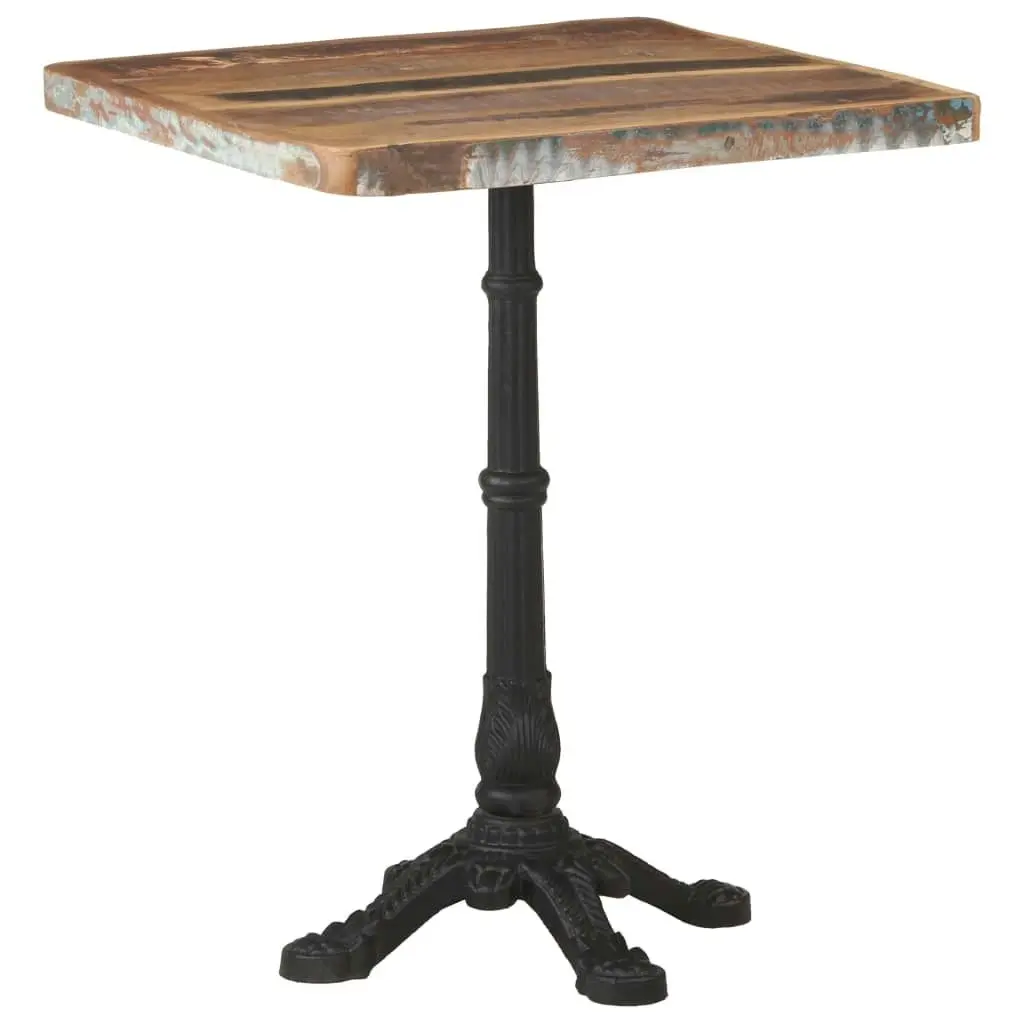 Bistro Table 60x60x76 cm Solid Reclaimed Wood 321086