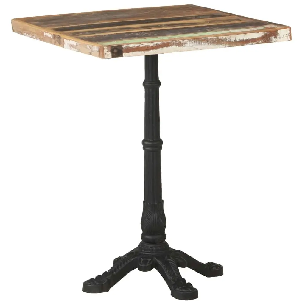 Bistro Table 60x60x76 cm Solid Reclaimed Wood 321086