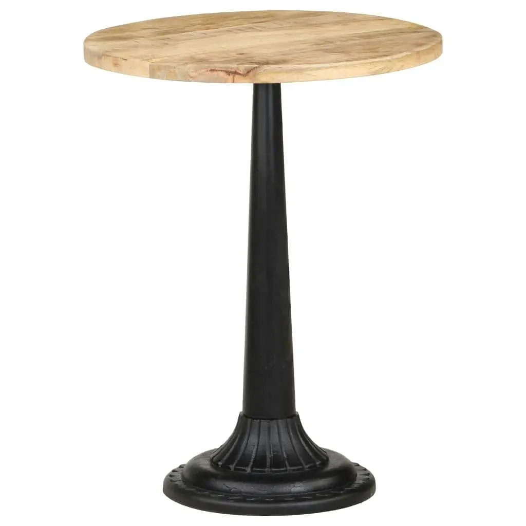 Bistro Table Ø60x76 cm Rough Mango Wood 321093